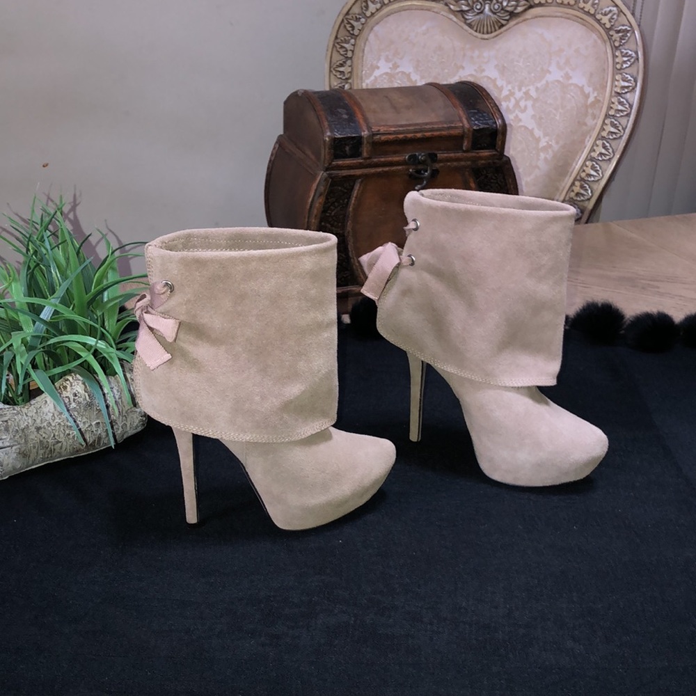 Bakers Suede Leather Booties - image 8